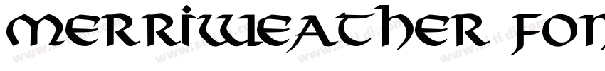 Merriweather font bo字体转换